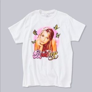 oversized Britney Spears tee shirt